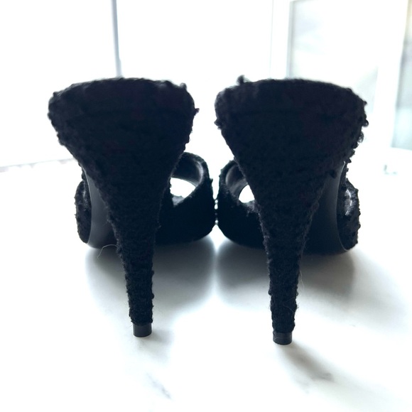 Saint Laurent Boucle Tweed LA 16 Sandals - Picture 7 of 9